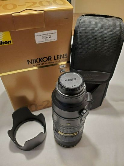 Imagen de Lente Nikon AF-S NIKKOR 70-200mm f/2.8G ED VR II Lens | VENDIDO