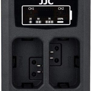 Cargador Dual USB NP-FW50 con Pantalla LCD para cámaras Sony