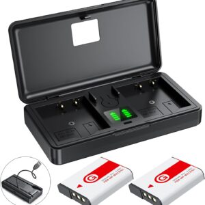 Kit 2 Baterías NP-BG1 + Cargador Dual 2CH para cámaras Sony Cyber-shot