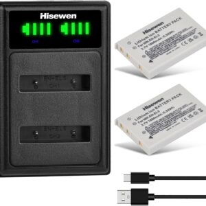 Kit 2 Baterías EN-EL5 1600mAh + Cargador Dual USB para cámaras Nikon Coolpix