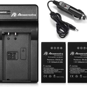 Baterías EN-EL20 / EN-EL20a con Cargador (Kit 2 Unidades)