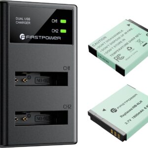 Baterías NB-6L / NB-6LH con Cargador USB (2 Unidades)